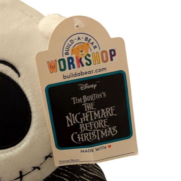 Build-A-Bear Jack Skellington Plush Toy 16" The Night Before Christmas NWT - Picture 7 of 8